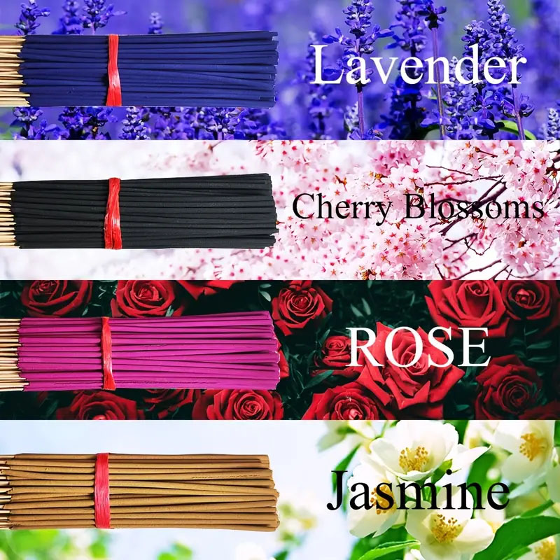 80/200 Natural Incense Sticks  - Home Fragrance Rose ulasan dan harga