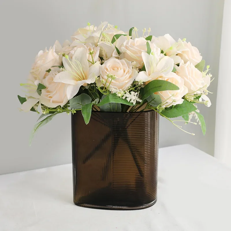 Wedding Artificial Flowers Sno - Home Fragrance Rose ulasan dan harga