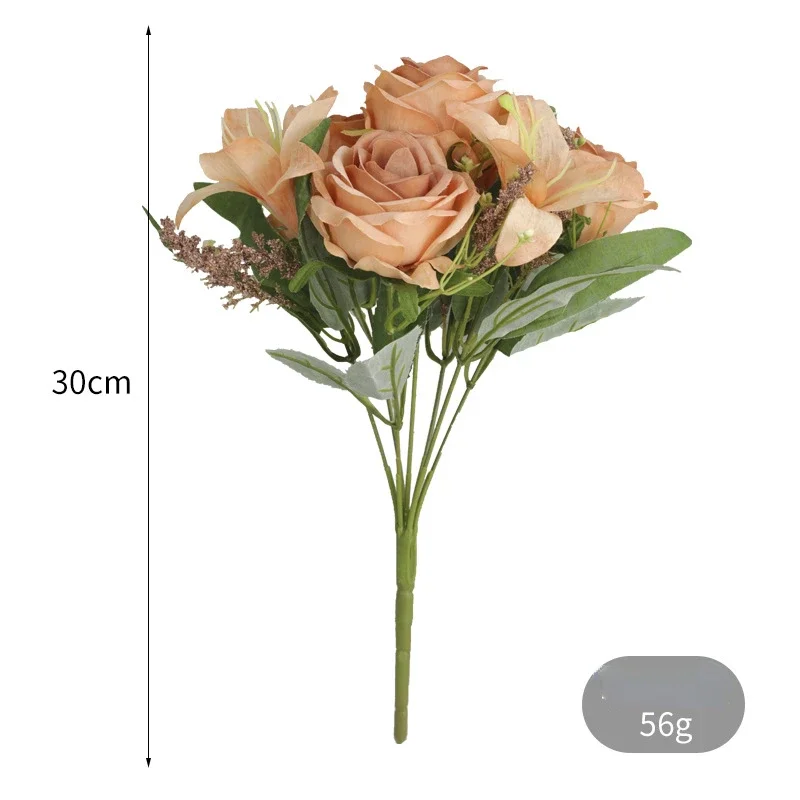 Wedding Artificial Flowers Sno - Home Fragrance Rose ulasan dan harga
