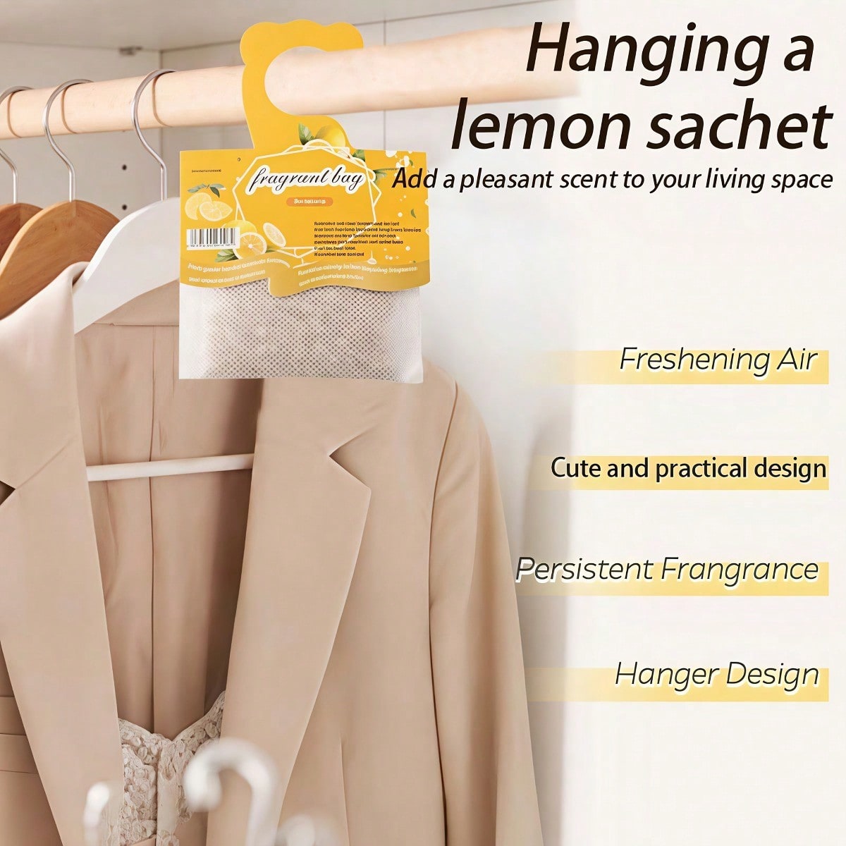 Hanging Lemon Scented Sachets, - Home Fragrance Janzen ulasan dan harga