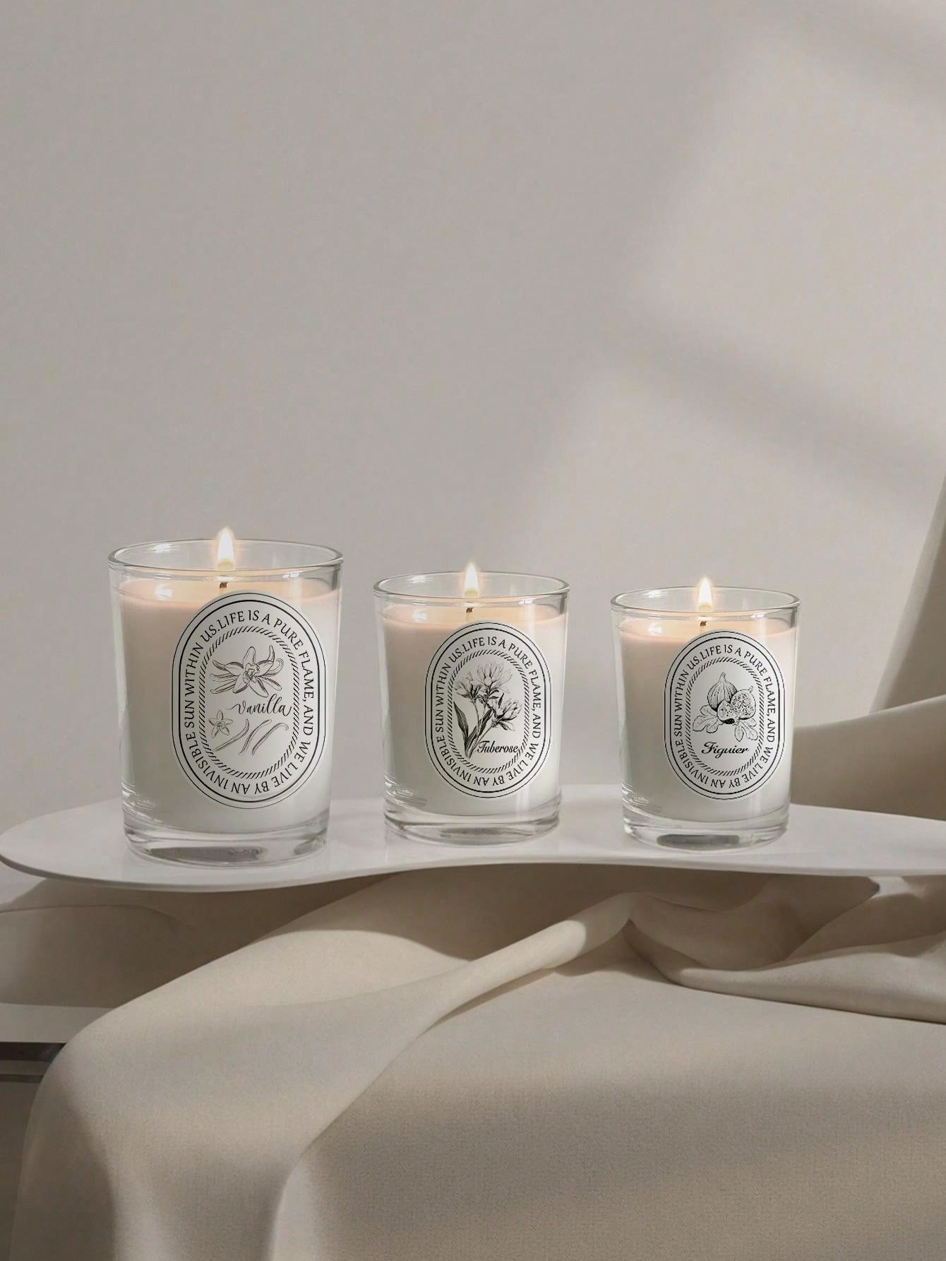 Vanilla, Lavender, Rose Glass  - Home Fragrance Rose ulasan dan harga