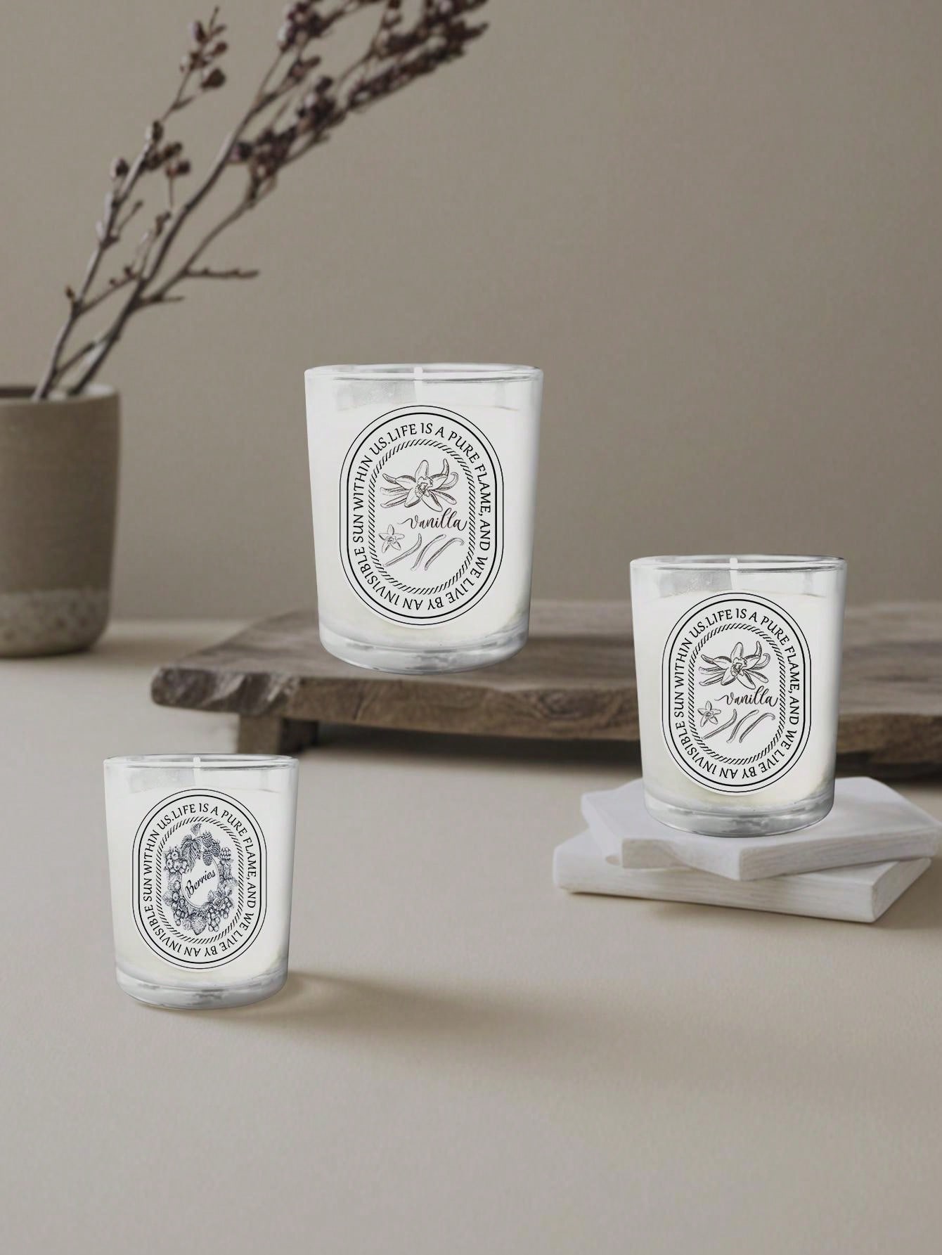 Vanilla, Lavender, Rose Glass  - Home Fragrance Rose ulasan dan harga